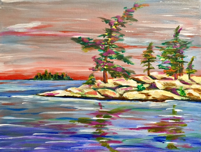 Purple Pines - ORIGINAL